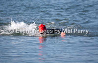 Swim Leg, water exit - full triathlon first wave